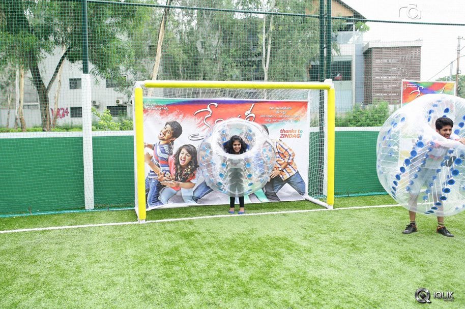 Kerintha-Movie-Team-At-Bubble-Soccer-Event